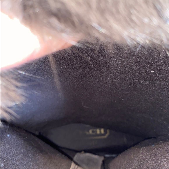 Coach Laurlyn Q139 Leather Winter Boots Patchwork โCโsโ Quilted. Zip Up. Sz. 9 M - Picture 16 of 17